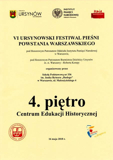 Festiwal dla dzieci Pieśni Powstania Warszawskiego 2