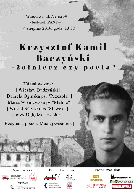 K.K. Baczyński plakat